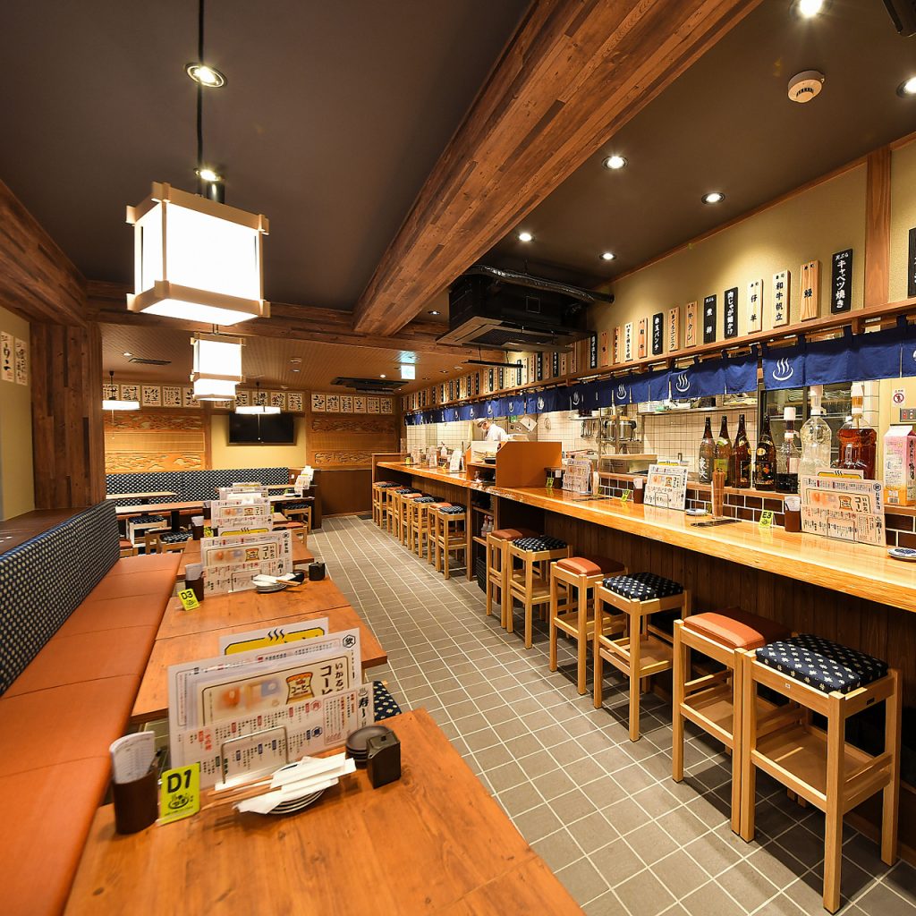 昭和レトロ満載の店内の画像