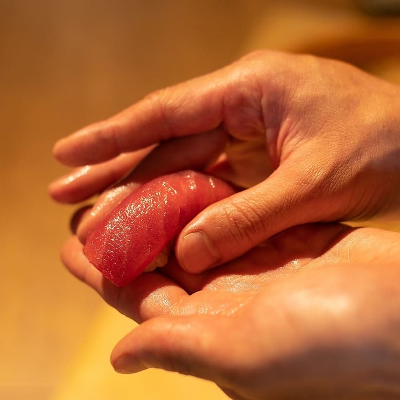 【遊び心に満ちあふれ】(並)極楽　特選にぎり七貫コース3500円の画像