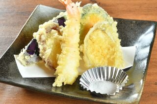  天ぷら盛合せ五種の画像