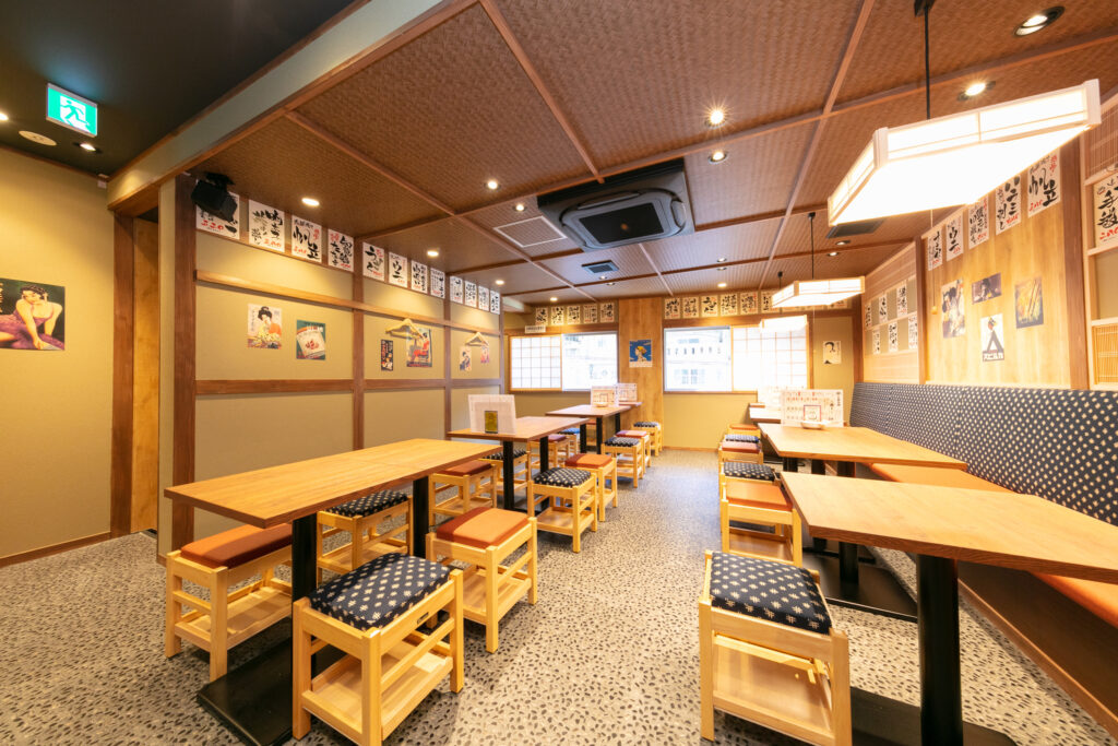 テーブル席の画像