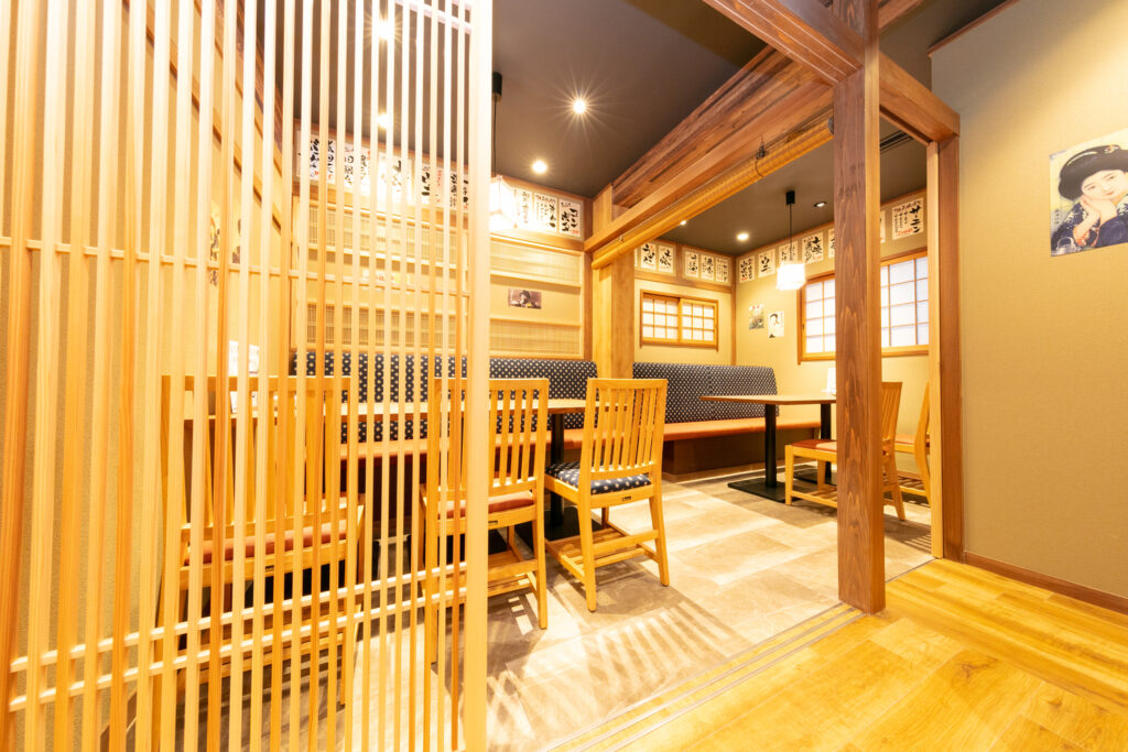 多彩な席種と個室で過ごす居心地の良い空間の画像