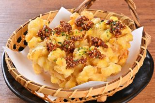 とうもろこしのかき揚げ サクサクバター醤油の画像
