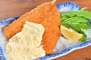アジフライ タルタル添えの画像